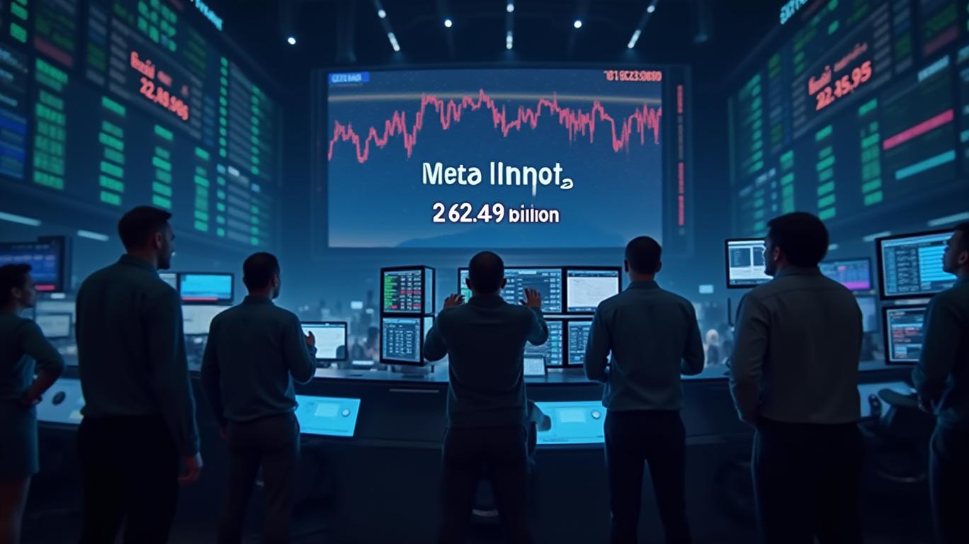 Meta's Trading Volume Drops 22.58% to $64.49 Billion, Ranks Sixth in Stock Market