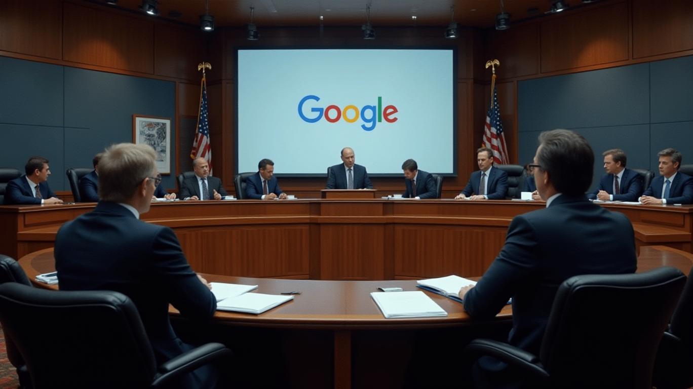 Alphabet Inc. shares fall 1.68% after-hours as Google faces September trial on ad tech antitrust remedies.
