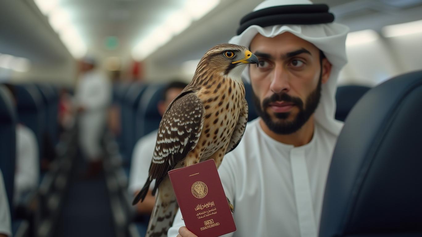 Emirati Man Flies With Pet Falcon Holding Its Own Passport: Viral Video