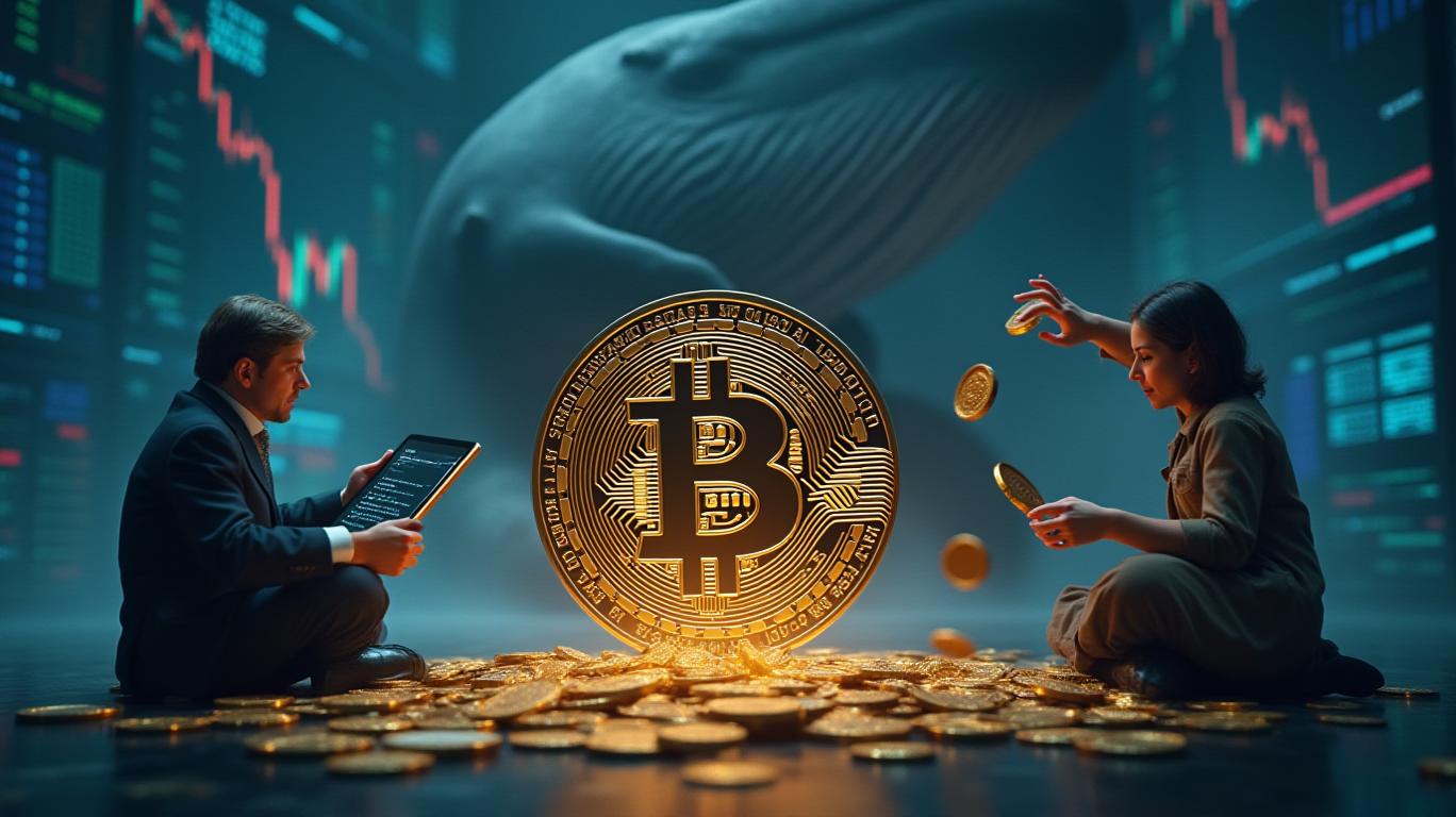 Bitcoin Whales Accumulate 0.61% More as Retail Investors Sell 290 BTC
