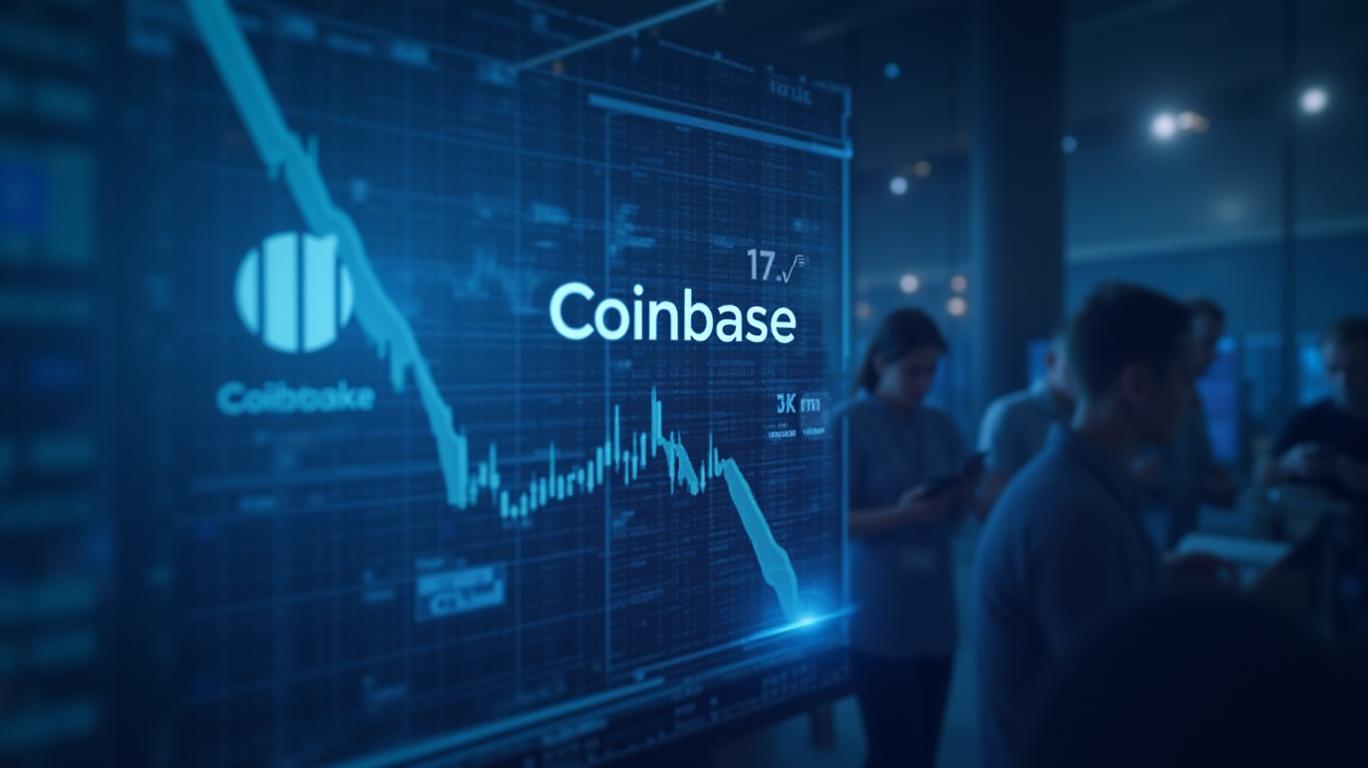 Coinbase Faces 17% Market Cap Drop, 10% Trading Volume Decline in Q1