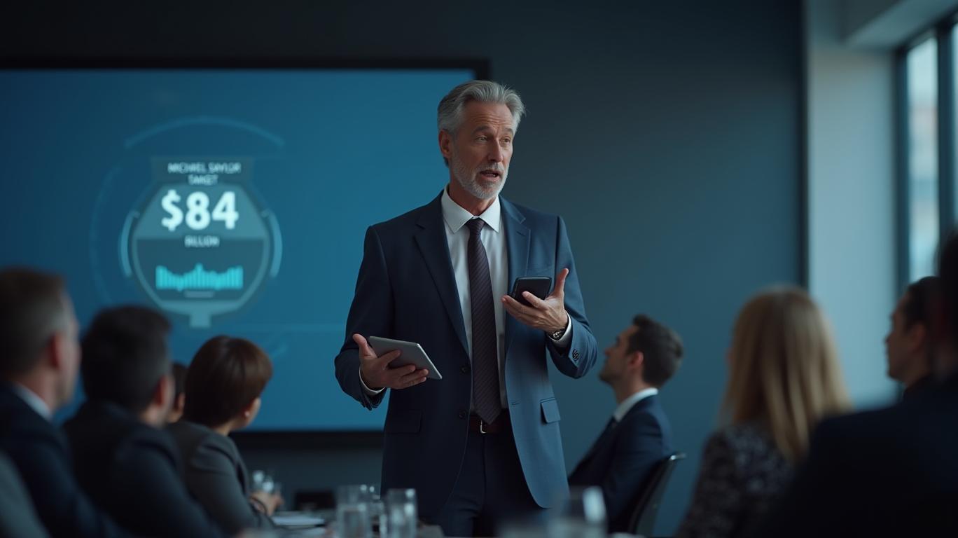 Strategy's Saylor Urges Investors to Buy Bitcoin, Targets $84 Billion by 2027