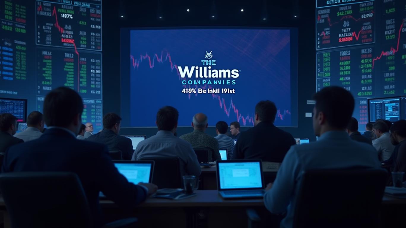 Williams Companies Trading Volume Drops 412% to 191st Rank Despite Bullish Outlook