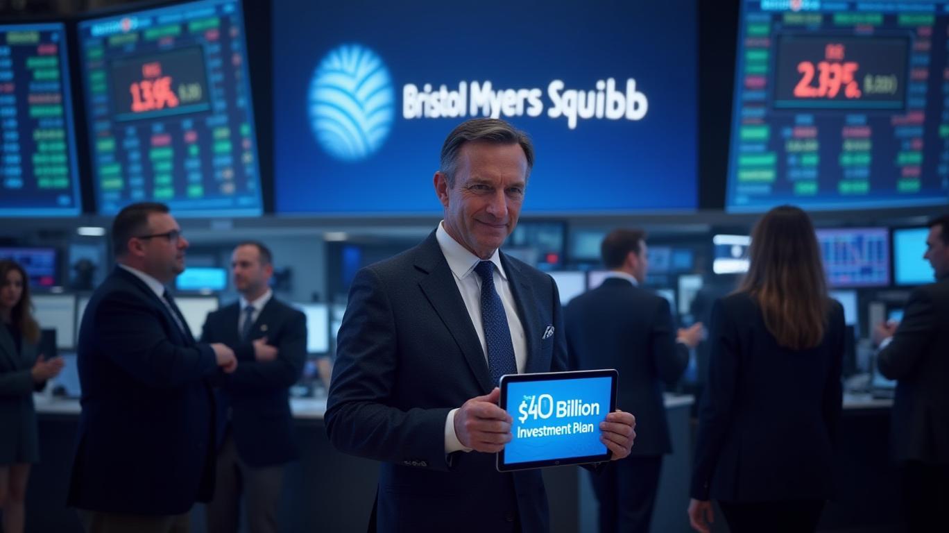 Bristol Myers Squibb Ranks 99th in Trading Volume with $753 Million as $40 Billion Investment Plan Unveiled