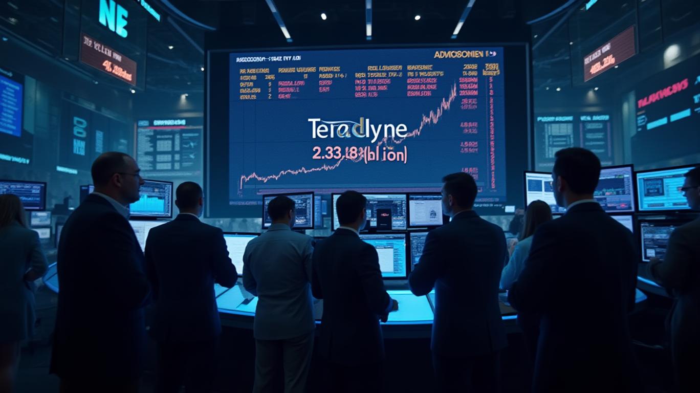 Teradyne Surges to 411th in Trading Volume with 2.39 Billion Shares Exchanged