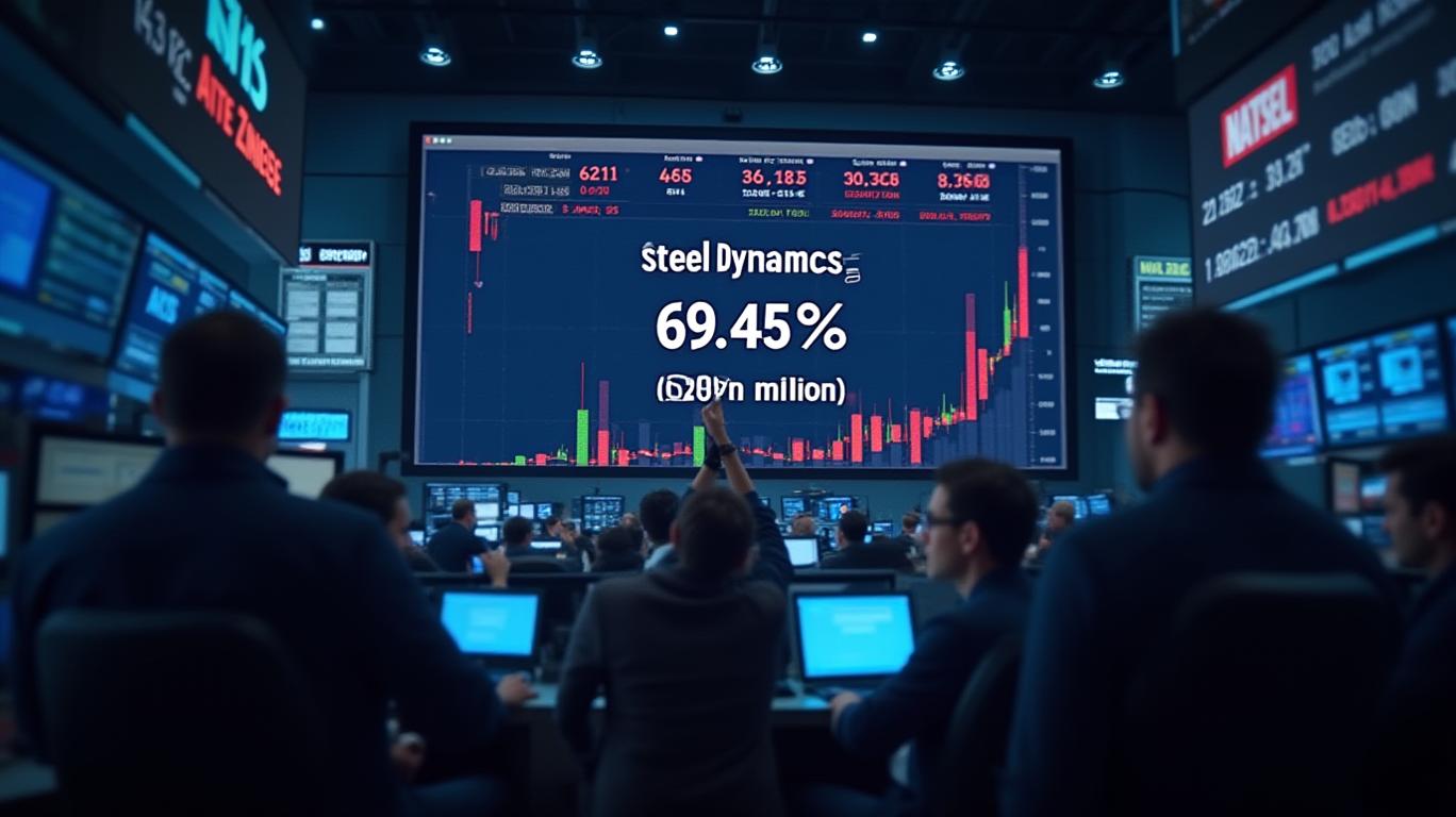 Steel Dynamics Trading Volume Surges 69.45% to $202 Million Ranking 475th in Daily Turnover