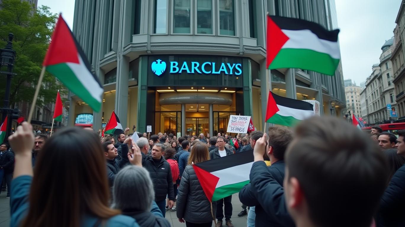 Barclays Faces Geopolitical Headwinds as Protests Highlight Corporate Accountability Risks