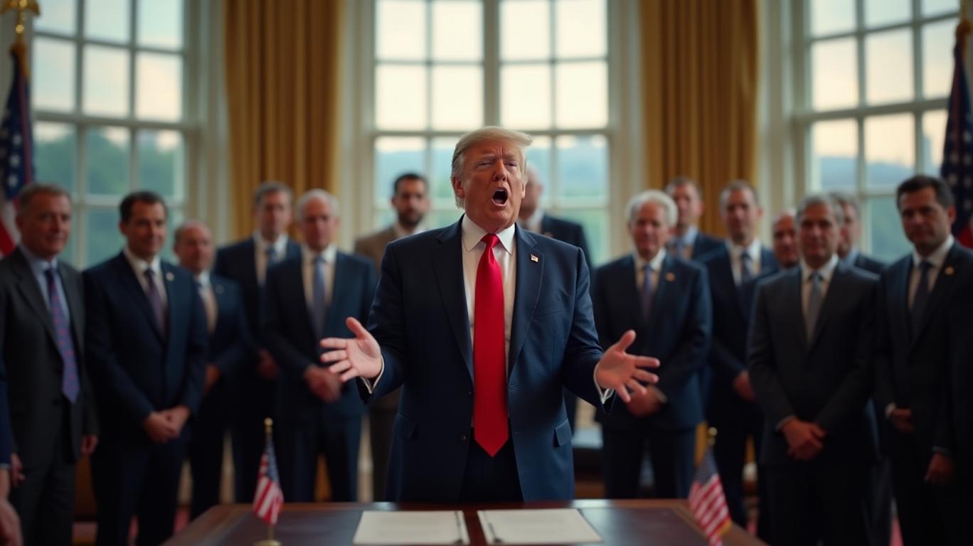 Trump Announces UK Deal to Cut 25% Tariffs on Steel, Autos