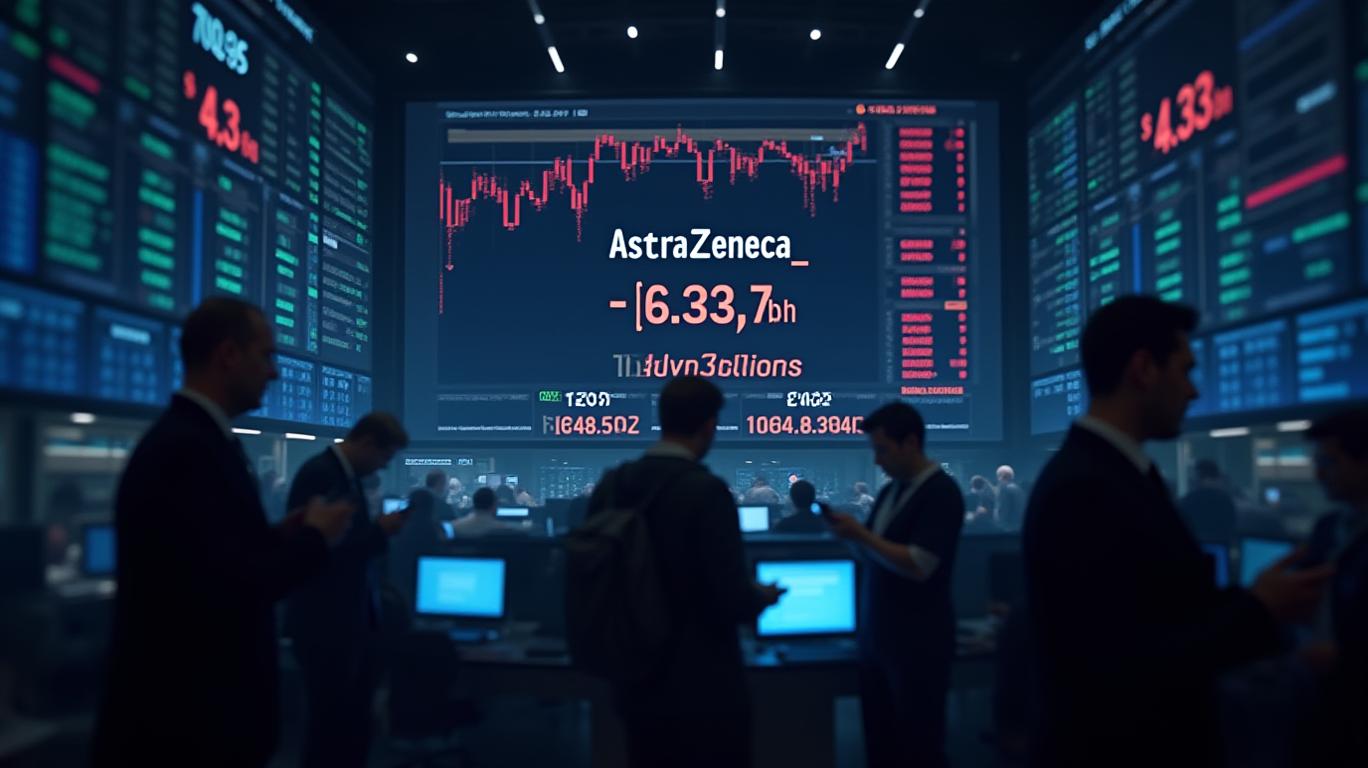 AstraZeneca's Trading Volume Soars 63.37% to 4.63 Billion, Ranked 204th Despite Stock Price Decline