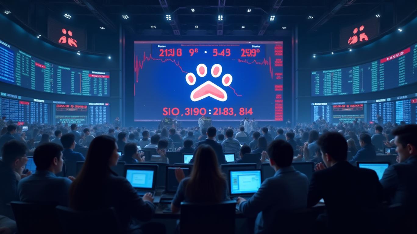 Baidu's Trading Volume Drops 5065% to 225 Million Ranking 474th in Stock Market