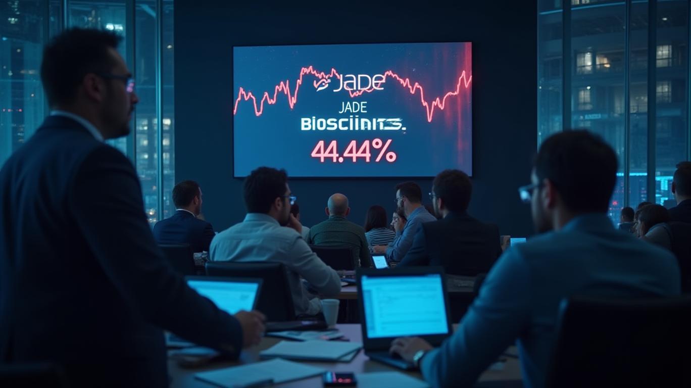 Jade Biosciences Plunges 44.44% Amid Cash Flow Concerns
