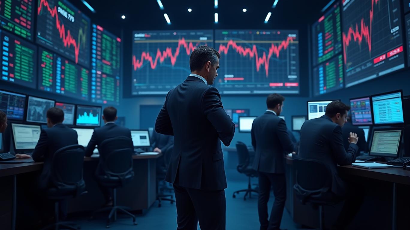 U.S. Stocks Plunge Amid Trump, Fed Disagreement, Tesla Surges 7%