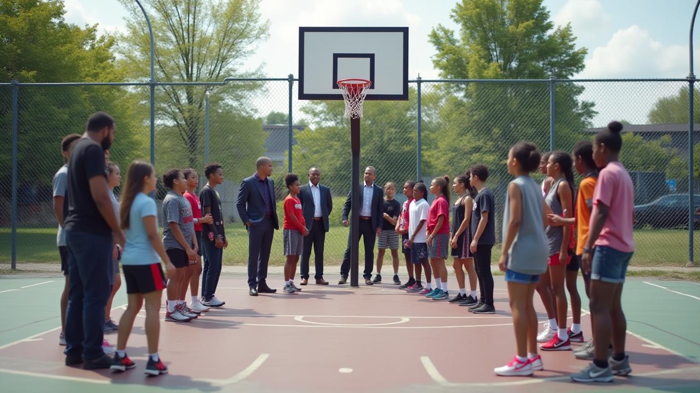 WNBA and Maybelline New York Unveil Refurbished Basketball Court at Oakdale Community Centre in Toronto
