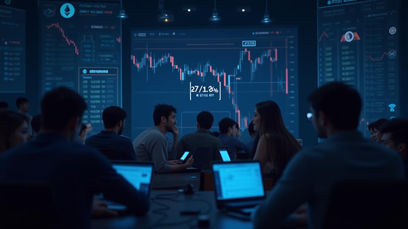 Ethereum's ETH/BTC Exchange Rate Surges 27.16% Weekly