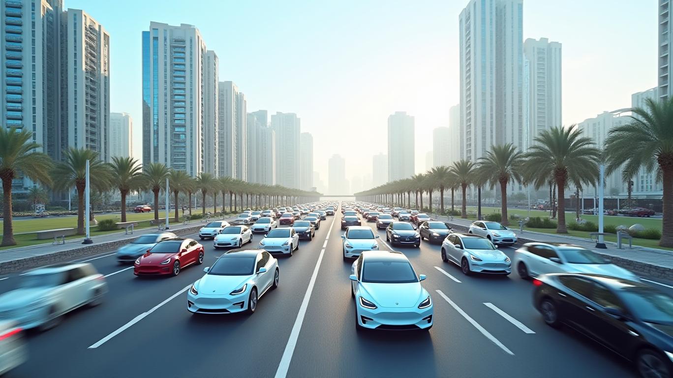 Abu Dhabi Invests in 1,000 EV Charging Stations for 60% EV Growth