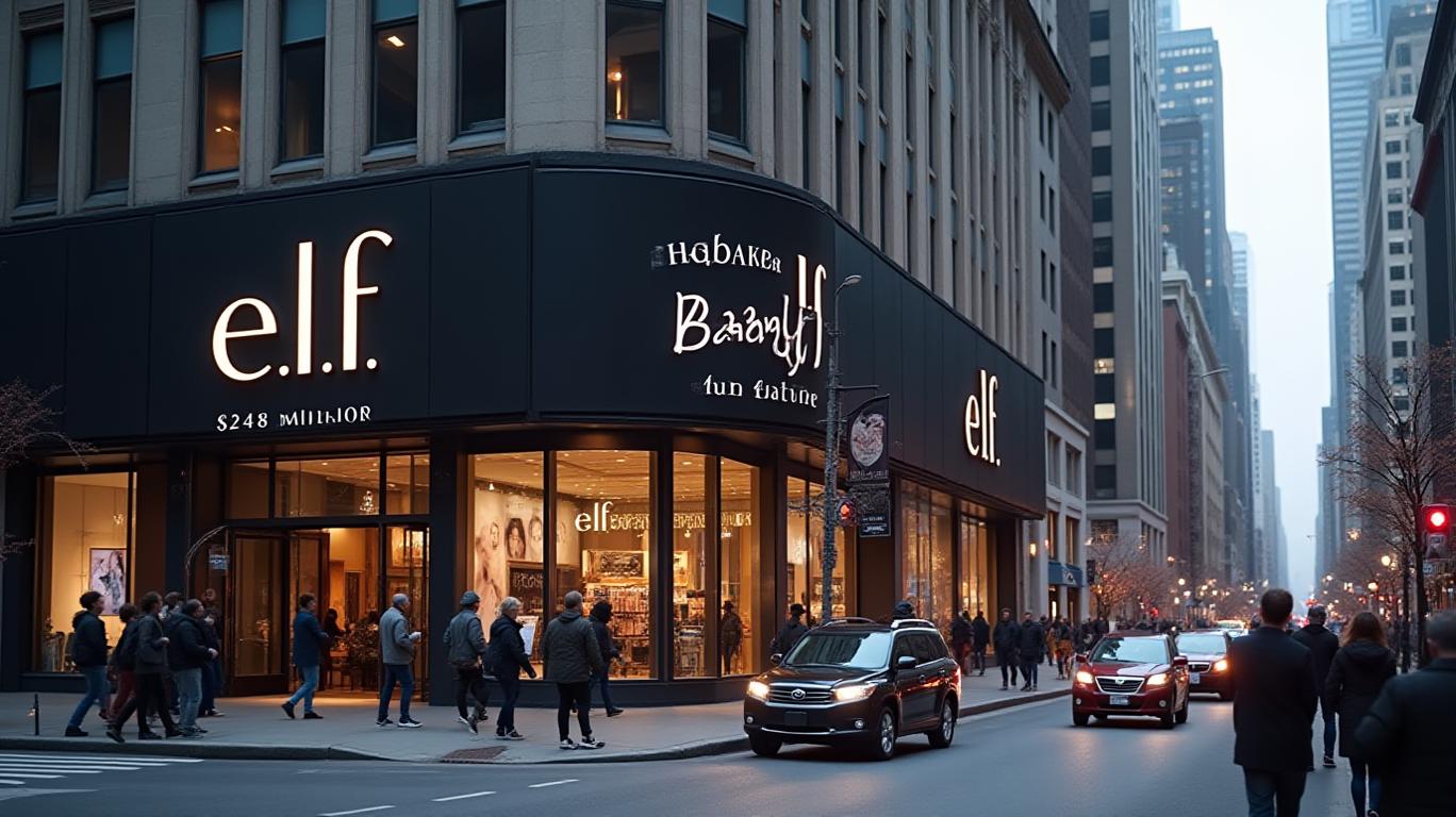 e.l.f. Beauty surges to 454th in daily rankings with $27.8 million turnover