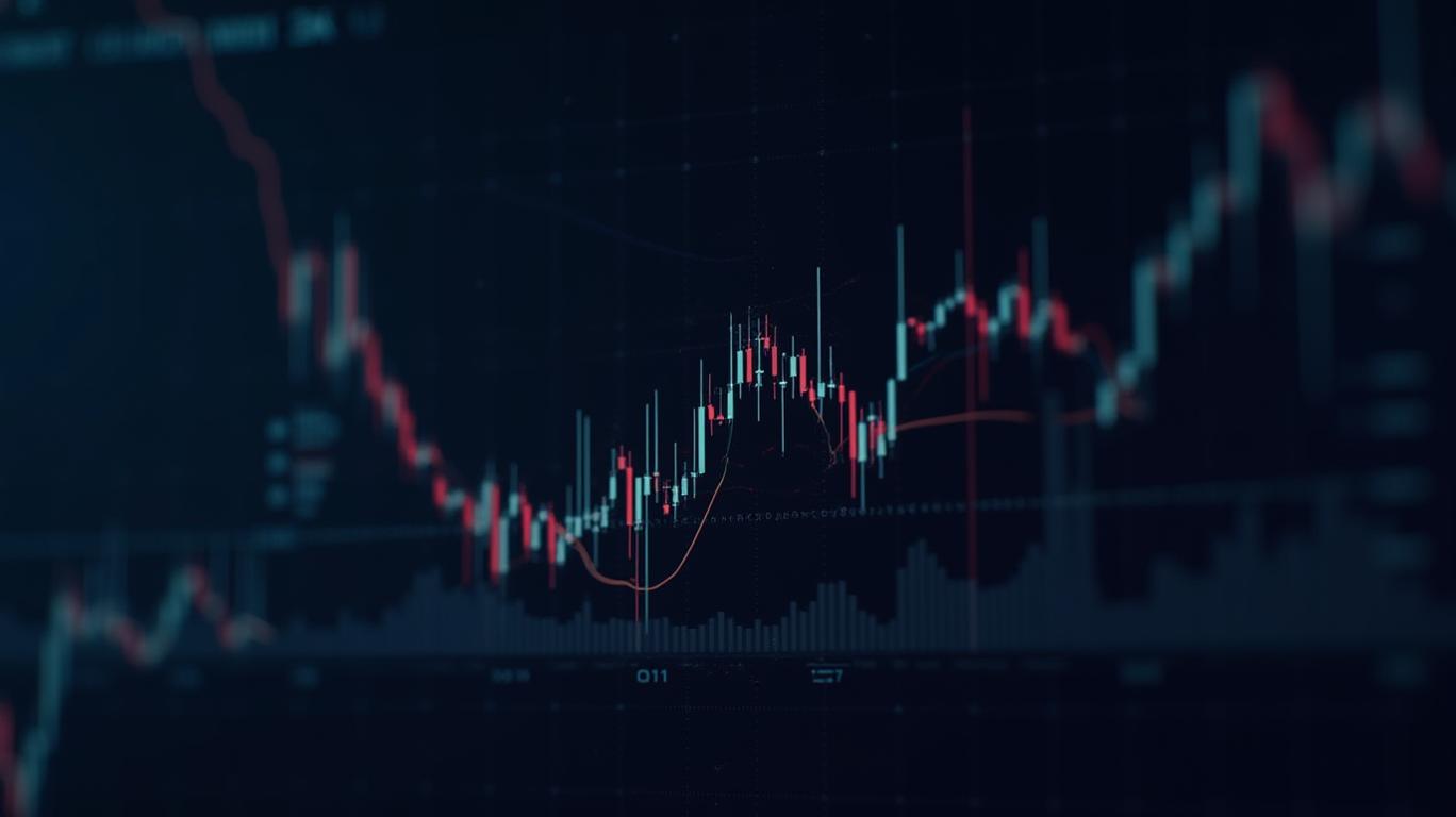 German American Bancorp's 15min chart sees Bollinger Bands Expanding Downward, Bearish Marubozu