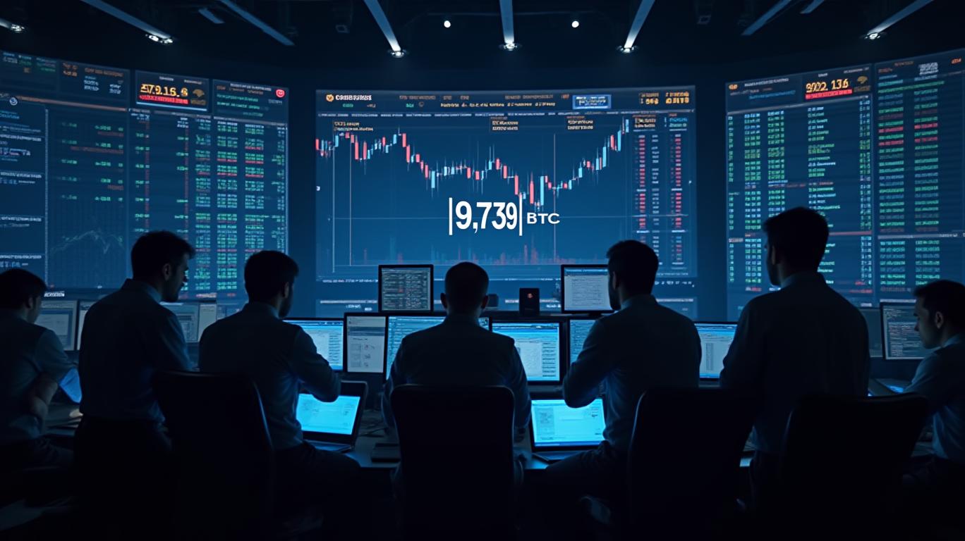 Coinbase Sees 9,739 BTC Outflow Amid Institutional Demand