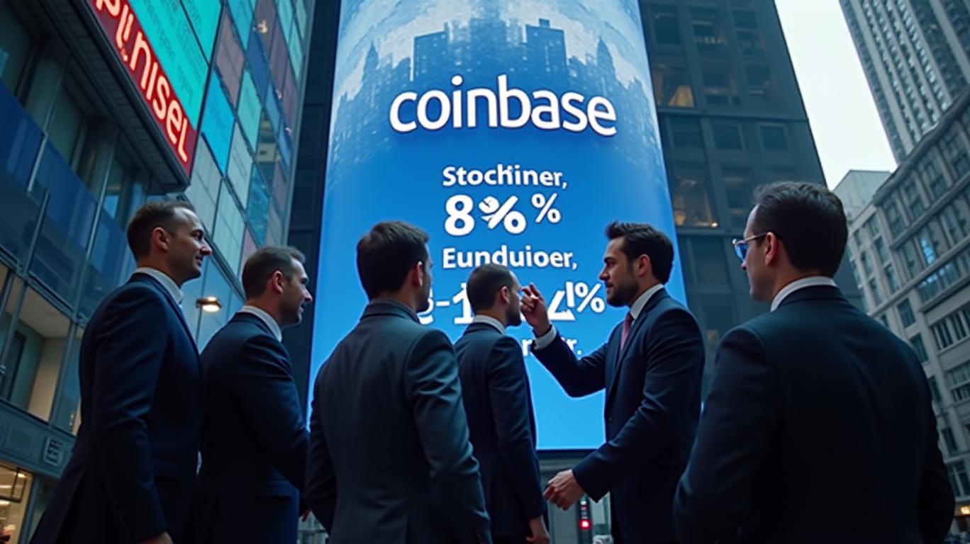 Coinbase Joins S&P 500 As Crypto's First Pure-Play Firm Shares Rise 8%