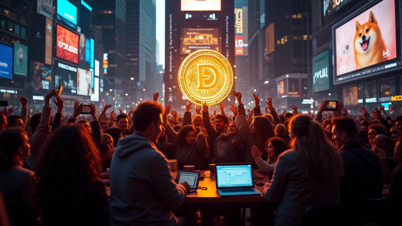 Dogecoin's Active Addresses Surge 30% to Six-Month High