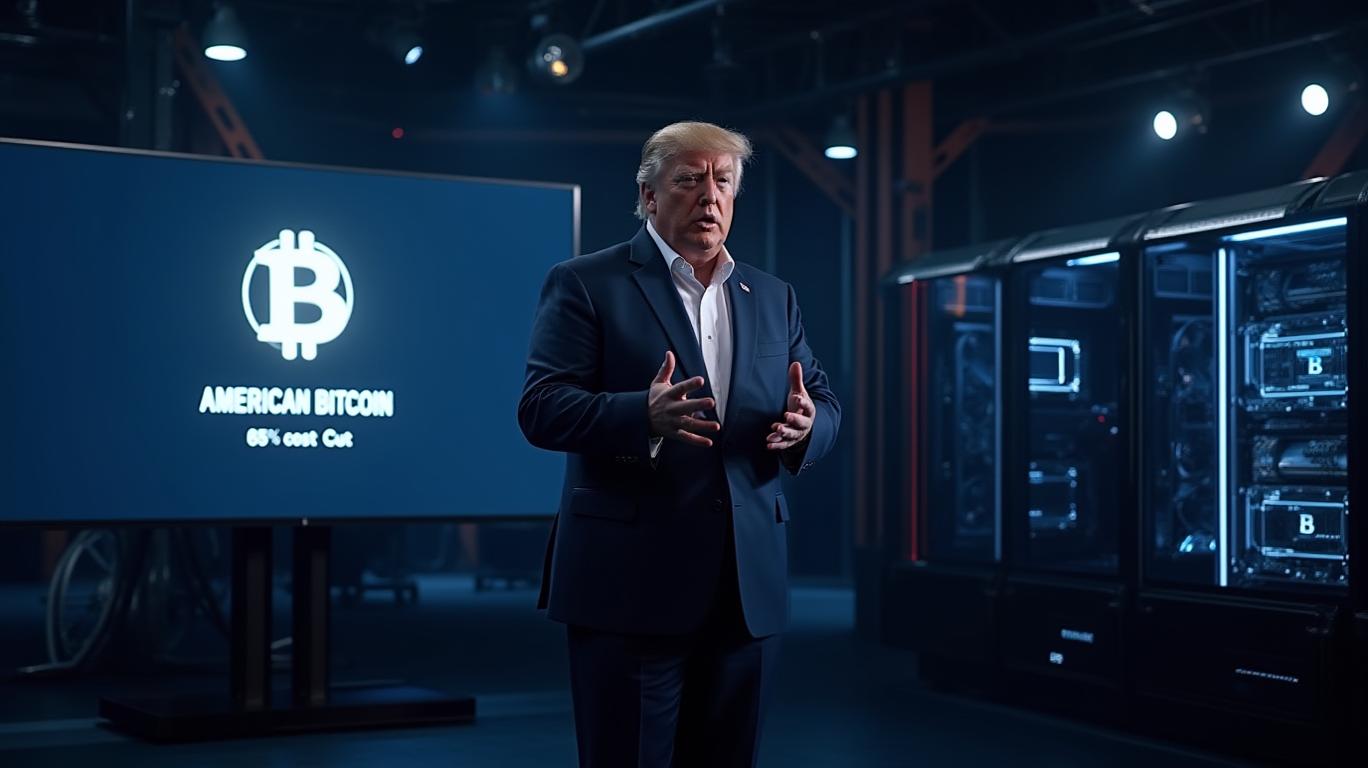 Eric Trump's American Bitcoin Aims 65% Cost Cut in Mining