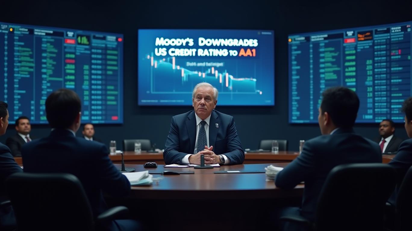 Moody's Downgrades US Credit Rating to Aa1 Citing Debt Concerns