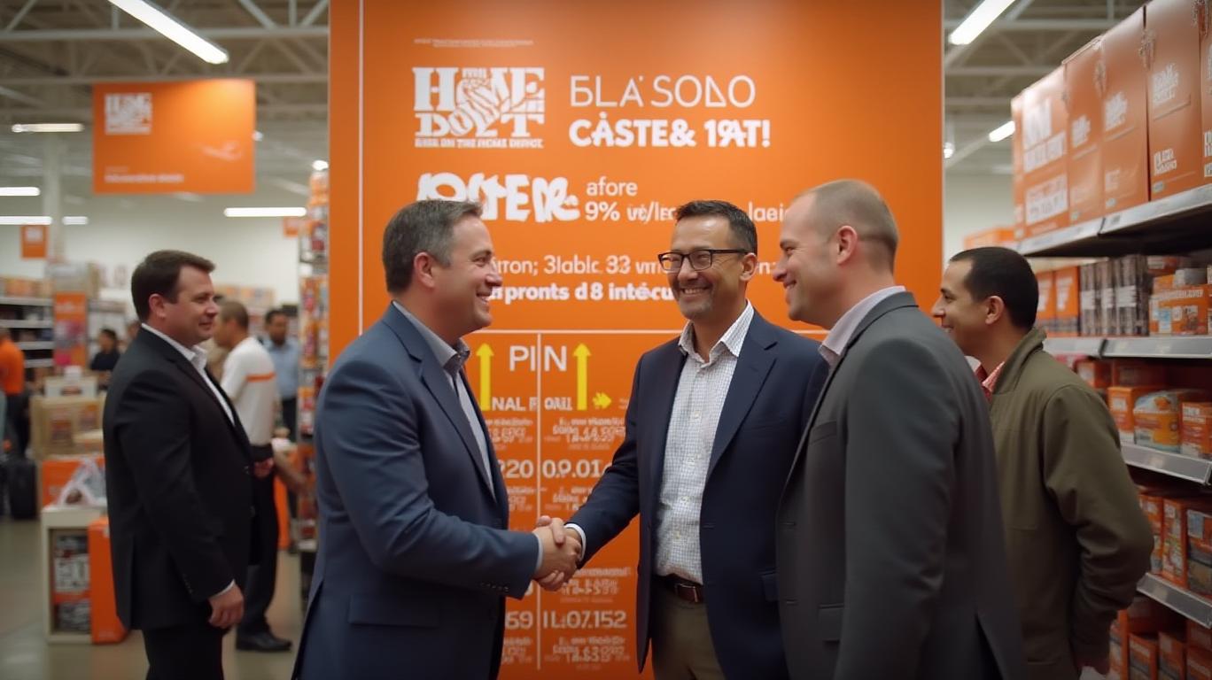 Home Depot exceeds Q1 sales forecast with 9 rise to 39.86B; maintains