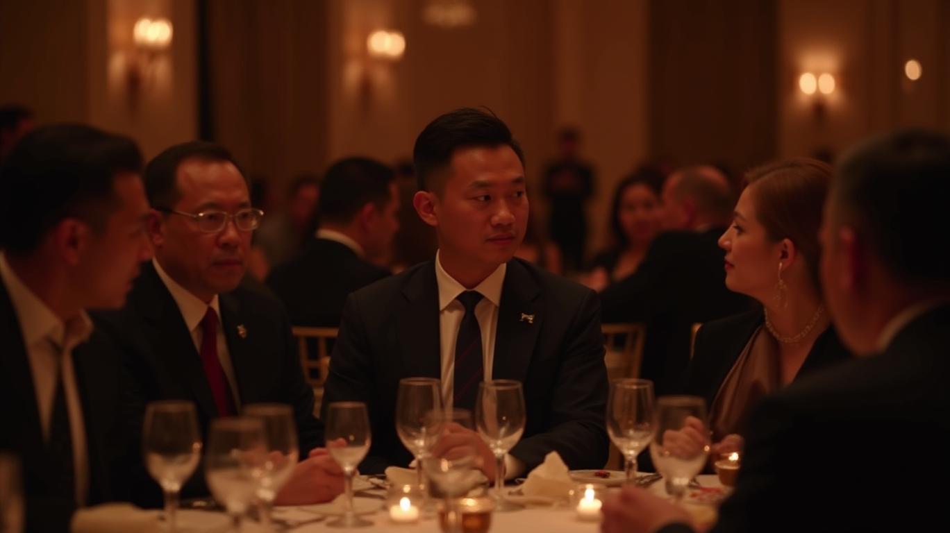 Tron Founder Justin Sun Attends Trump Gala Dinner as Top TRUMP Memecoin Holder