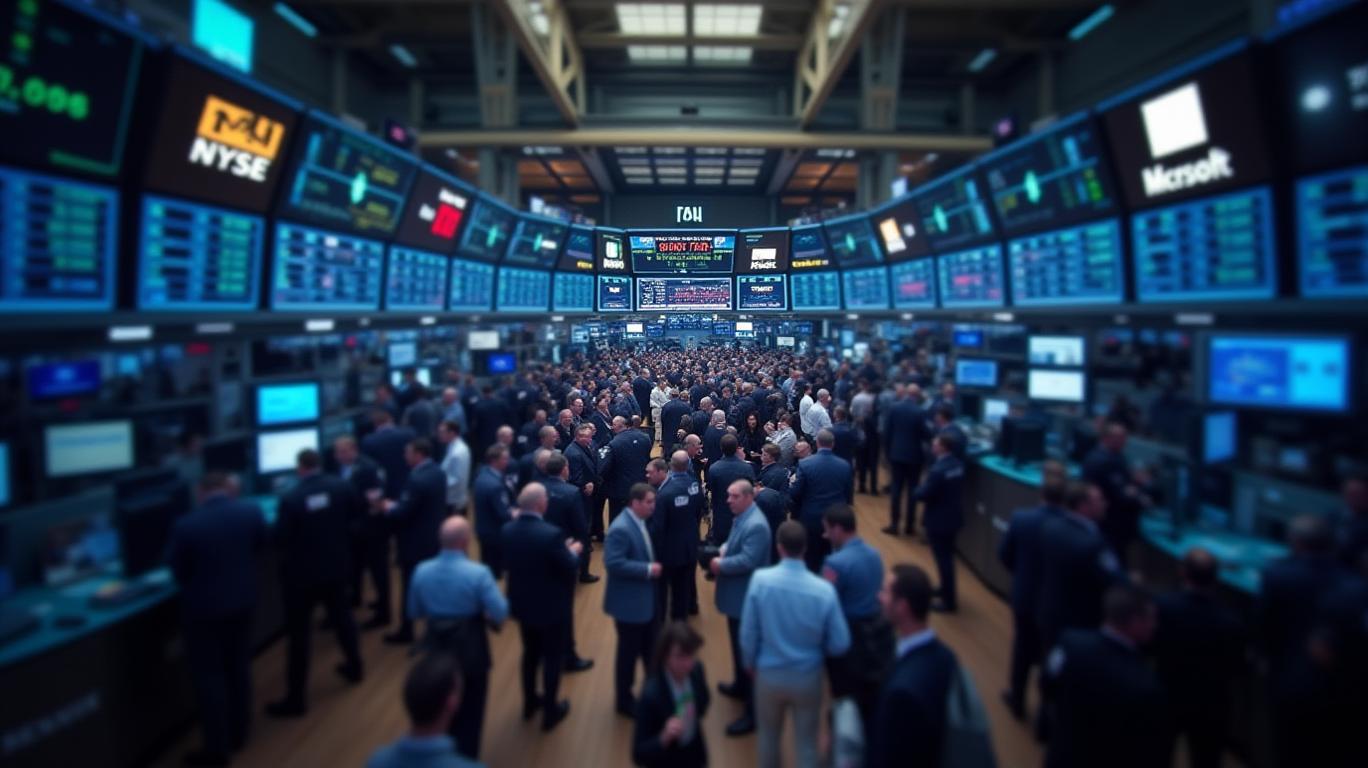 Microsofts trading volume drops 27.85 percent to $7.043 billion ranking seventh in the days stock market activity