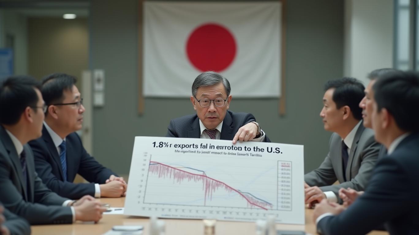 Japan's Exports to U.S. Fall 1.8% Amid Tariff Impact