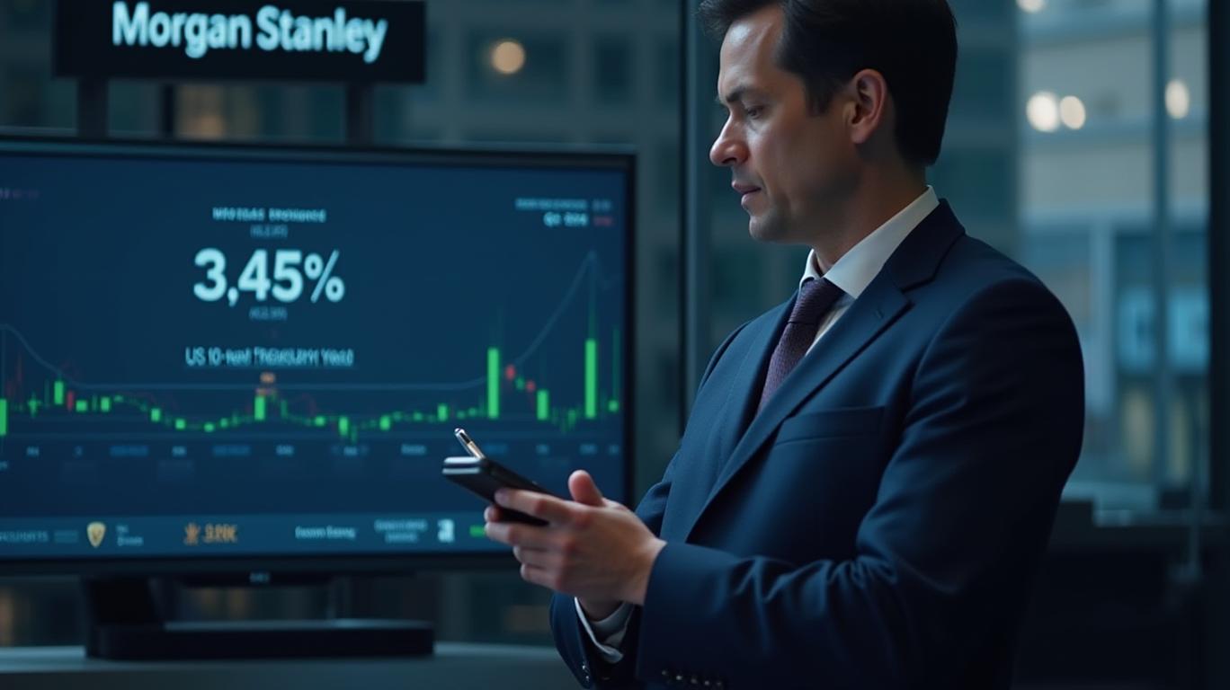 Morgan Stanley Forecasts 3.45% US 10-Year Treasury Yield by Q2 2024