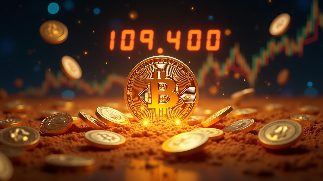 XRP News Today: Bitcoin Surges 109,400, Driving 1.3% Market Gain