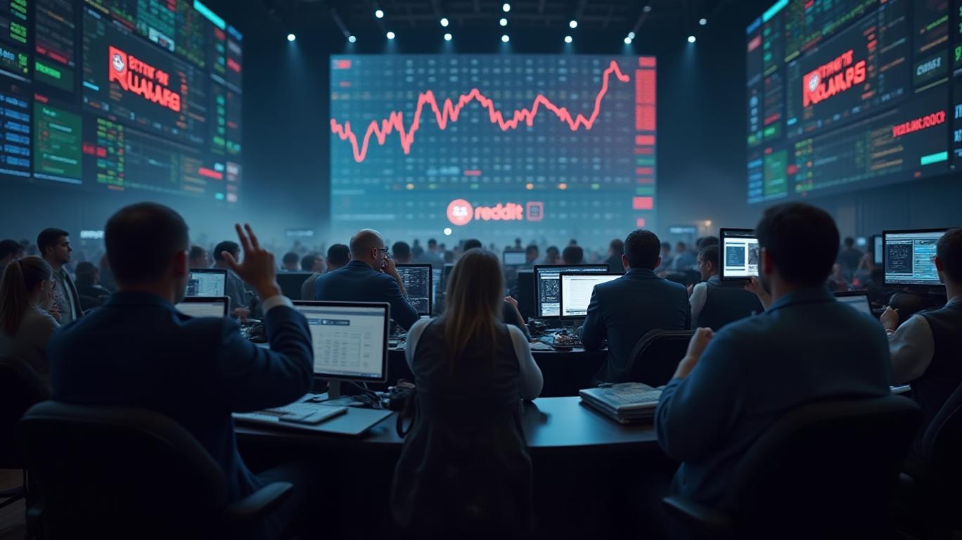 Reddit's Trading Volume Soars to $1.7 Billion, Stock Price Drops to 34th Ranking Amid Bearish Sentiment