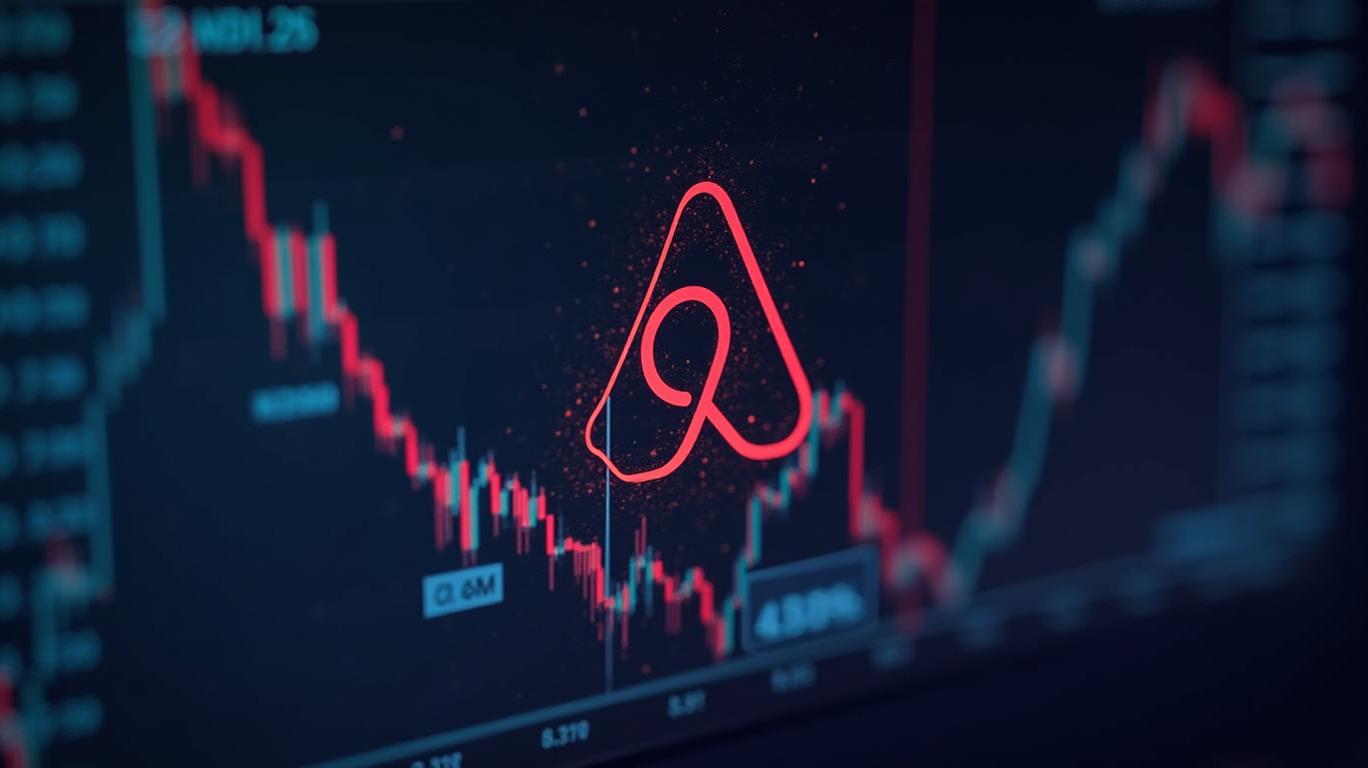 Airbnb Stock Drops 7.59% in Three Days, Trading Volume Ranks 98th
