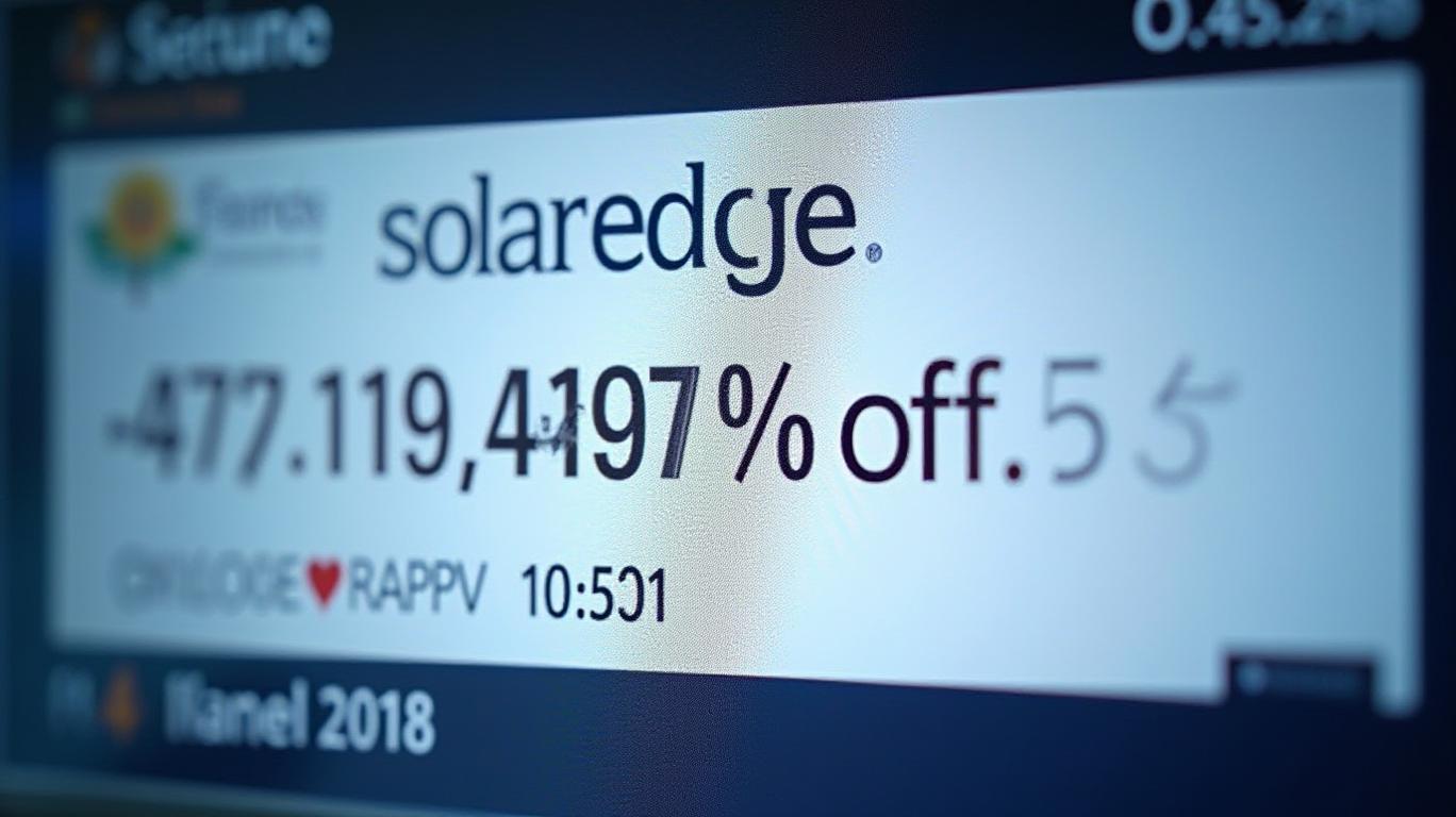 SolarEdge Plunges 12.05% Amid High Short Interest