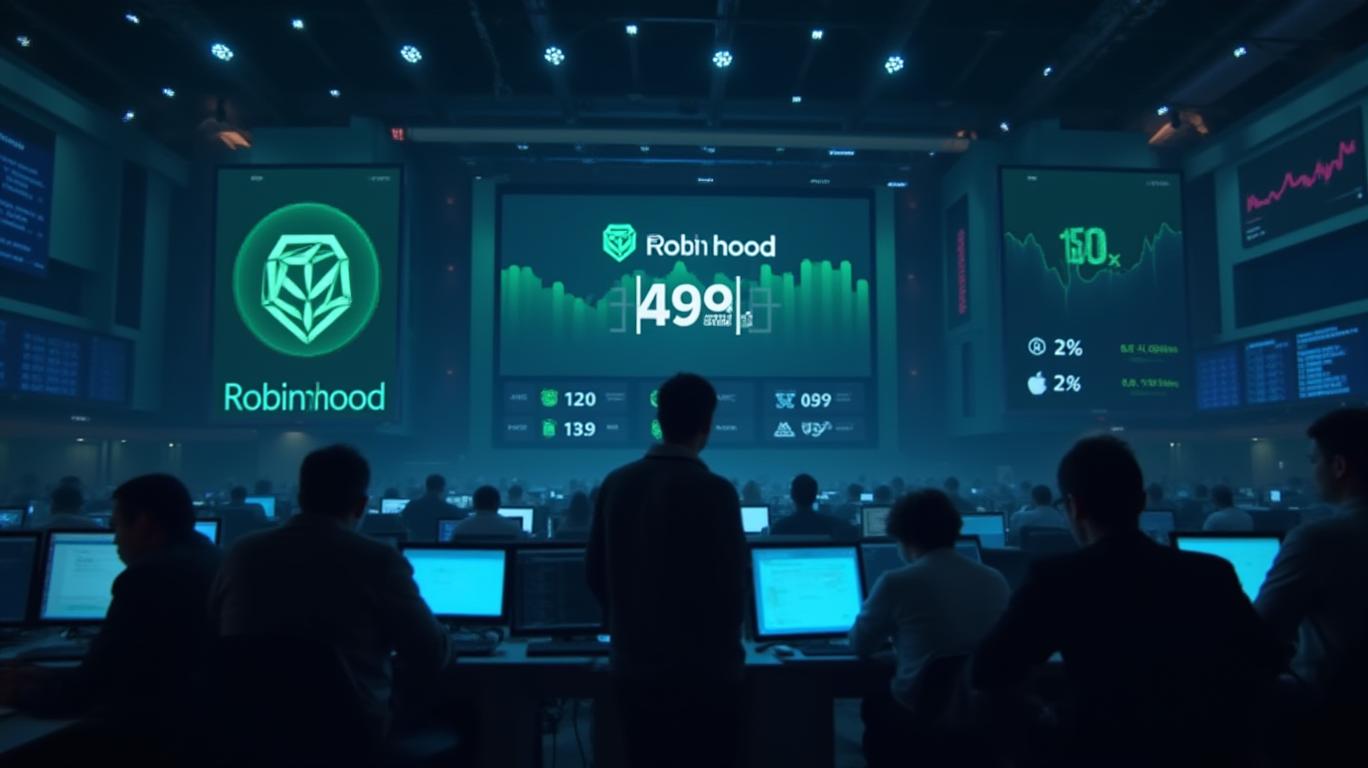 Robinhood Trading Volume Drops 32.74% to $1.758 Billion Ranking 29th in Stock Market
