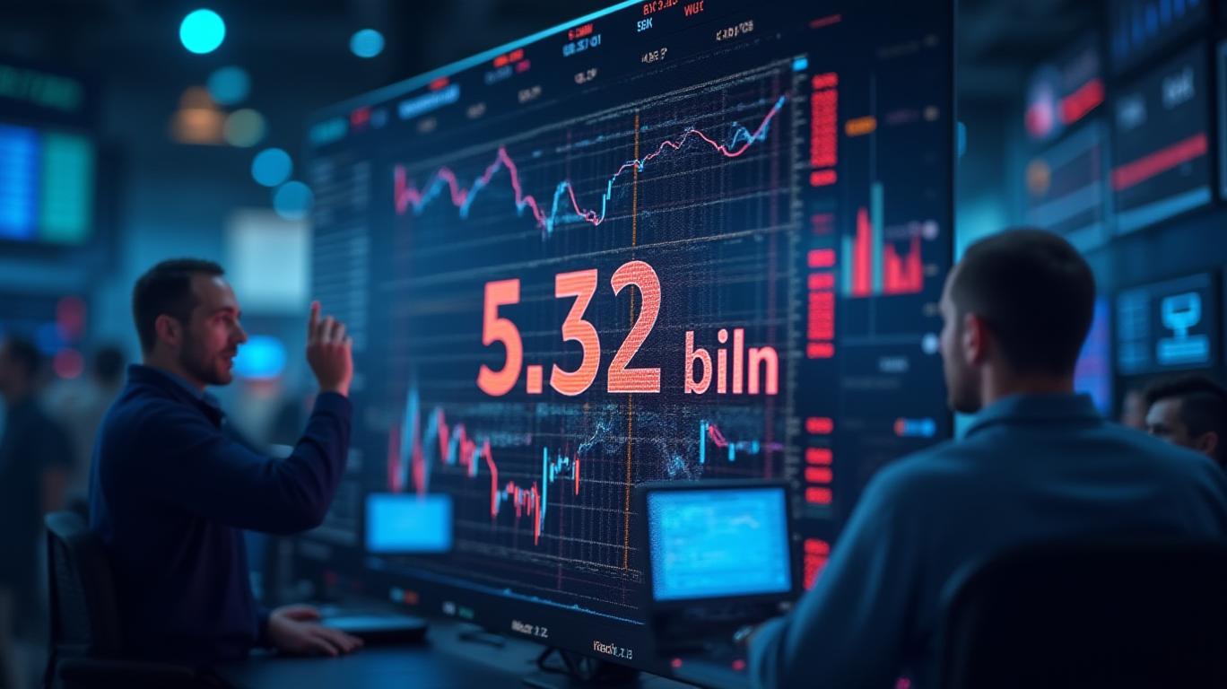 Quantum Computing Surges to 154th in Trading Volume with 5.32 Billion Shares Traded