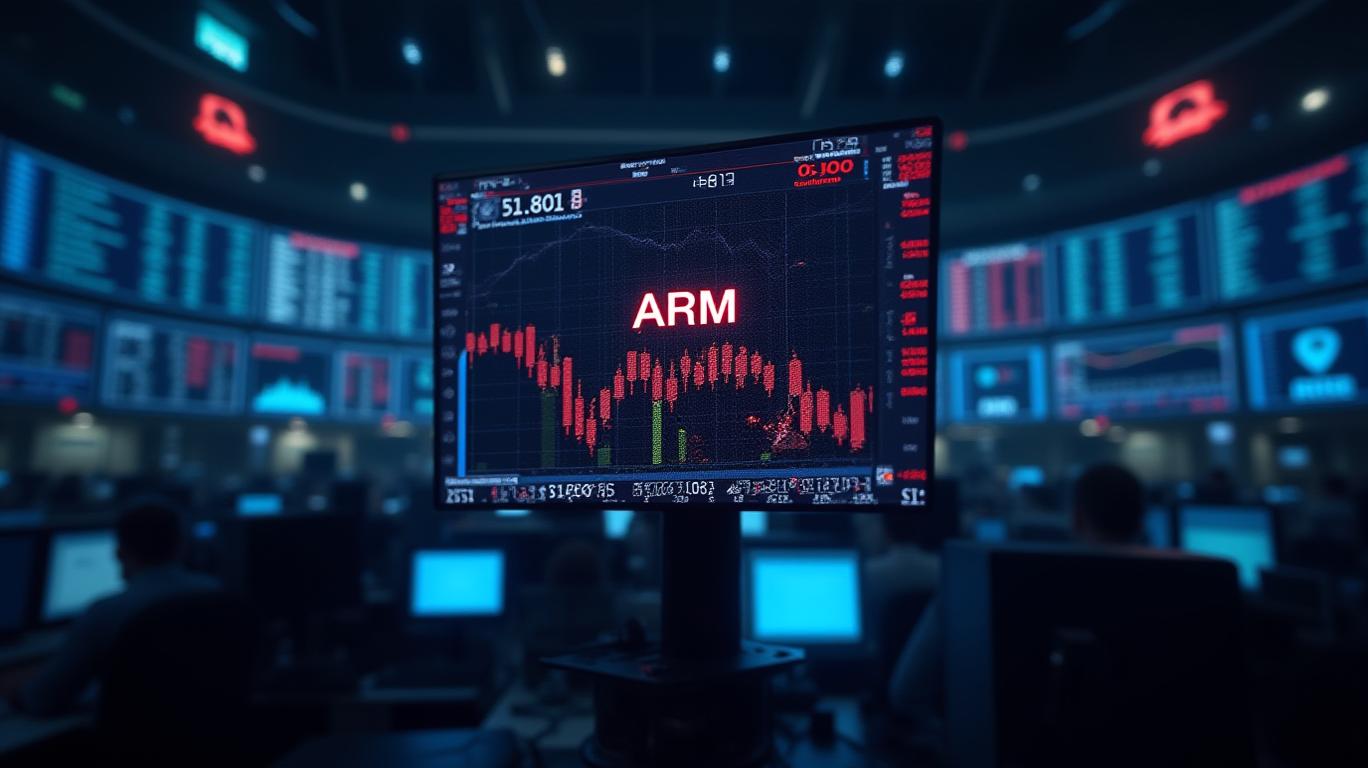 Arm Holdings Trading Volume Plummets 51.89 Percent to 300th Position