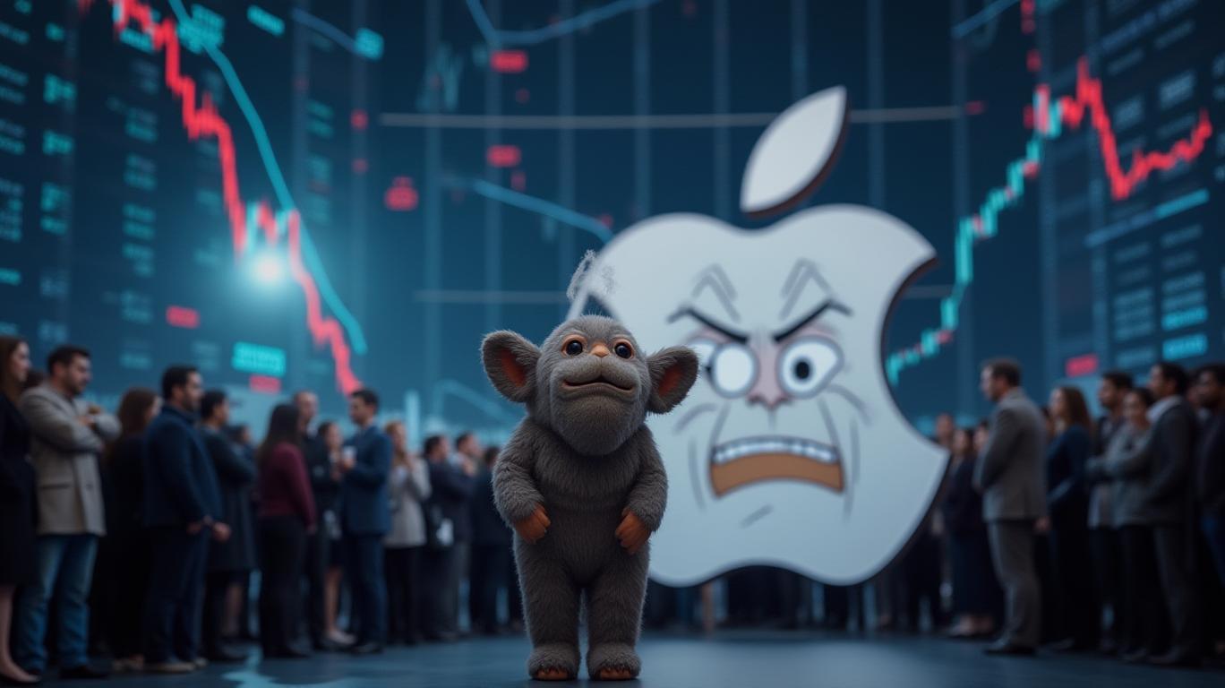 Apple's Market Value Drops 20% Amid Trump Criticism, AI Concerns