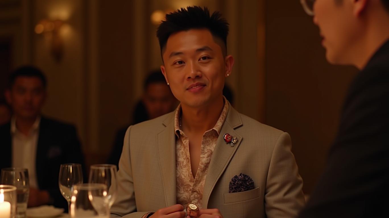 Justin Sun Flaunts $100,000 Trump Tourbillon Watch at Exclusive Crypto Dinner