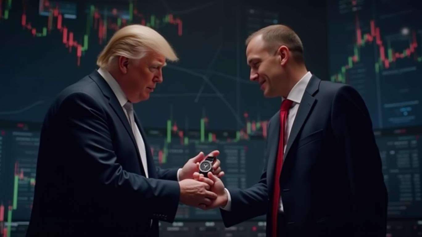 TRX Surges 8.5% After Trump Gifts Watch to TRON Founder