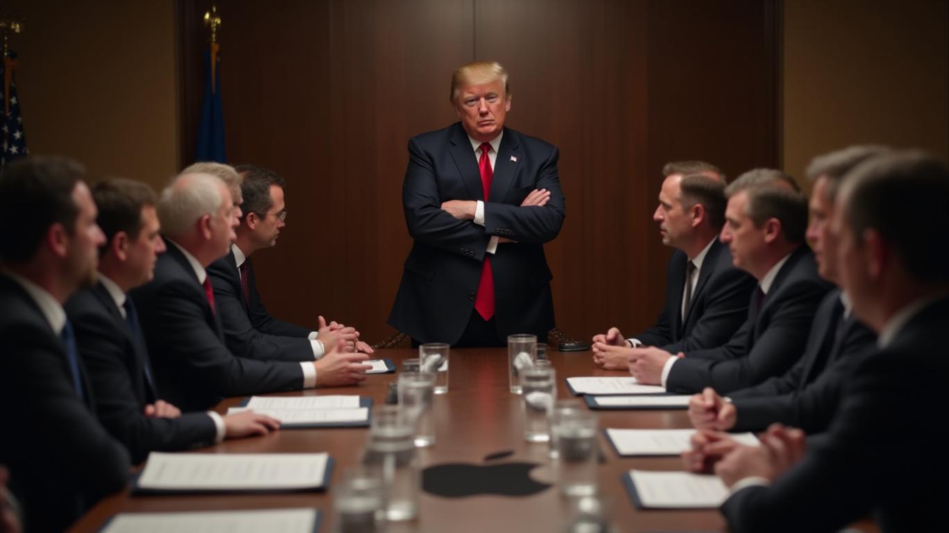 Trump Threatens 50% EU Tariff, 25% on Apple, Sparking Trade Tensions