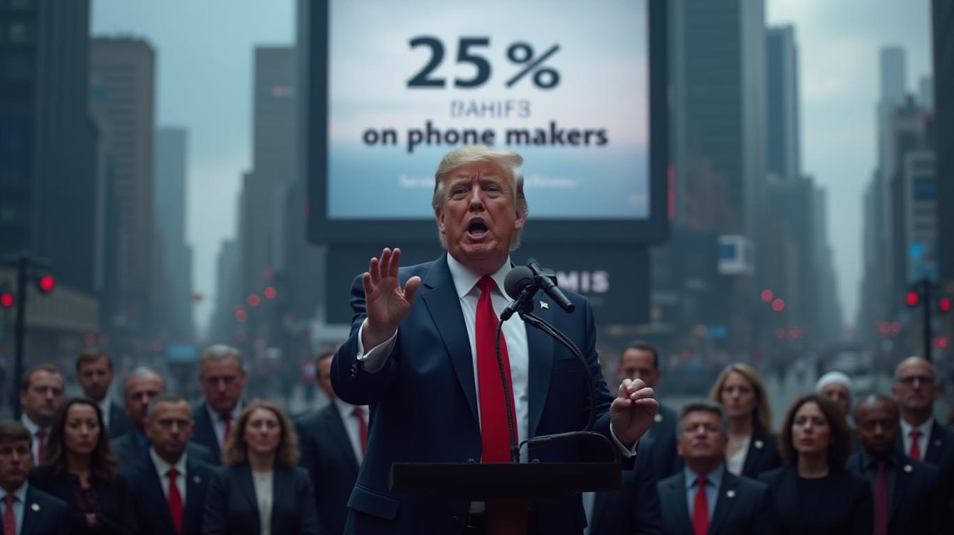 Trump: 25% tariff on phone makers not producing in the U.S