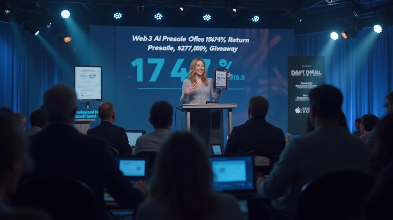 Web3 ai Presale Offers 1747% Return, $777,000 Giveaway