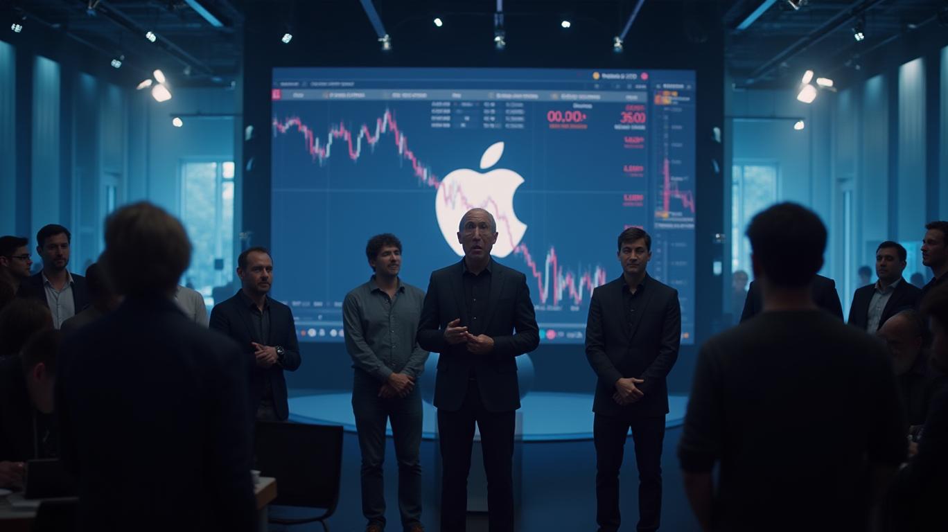 Apple Stock Tumbles Amid Trump Tariff Threats and Production Challenges