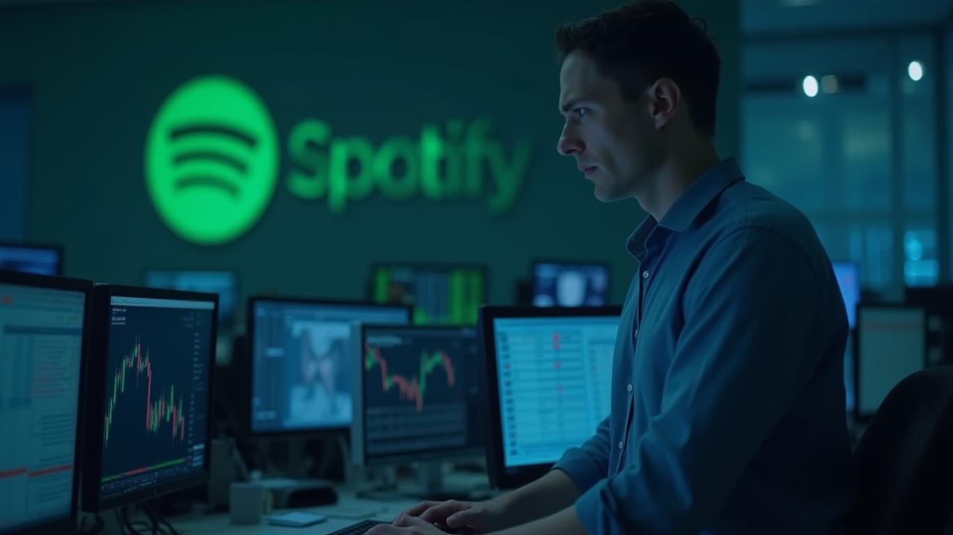 Spotify's $12.23 Billion Trading Volume Drops 24.06% to Rank 53rd Amid Podcast Expansion and Music Label Partnerships