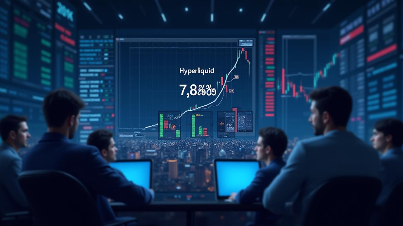 Hyperliquid Surges 7.864% as Open Interest and Volume Soar