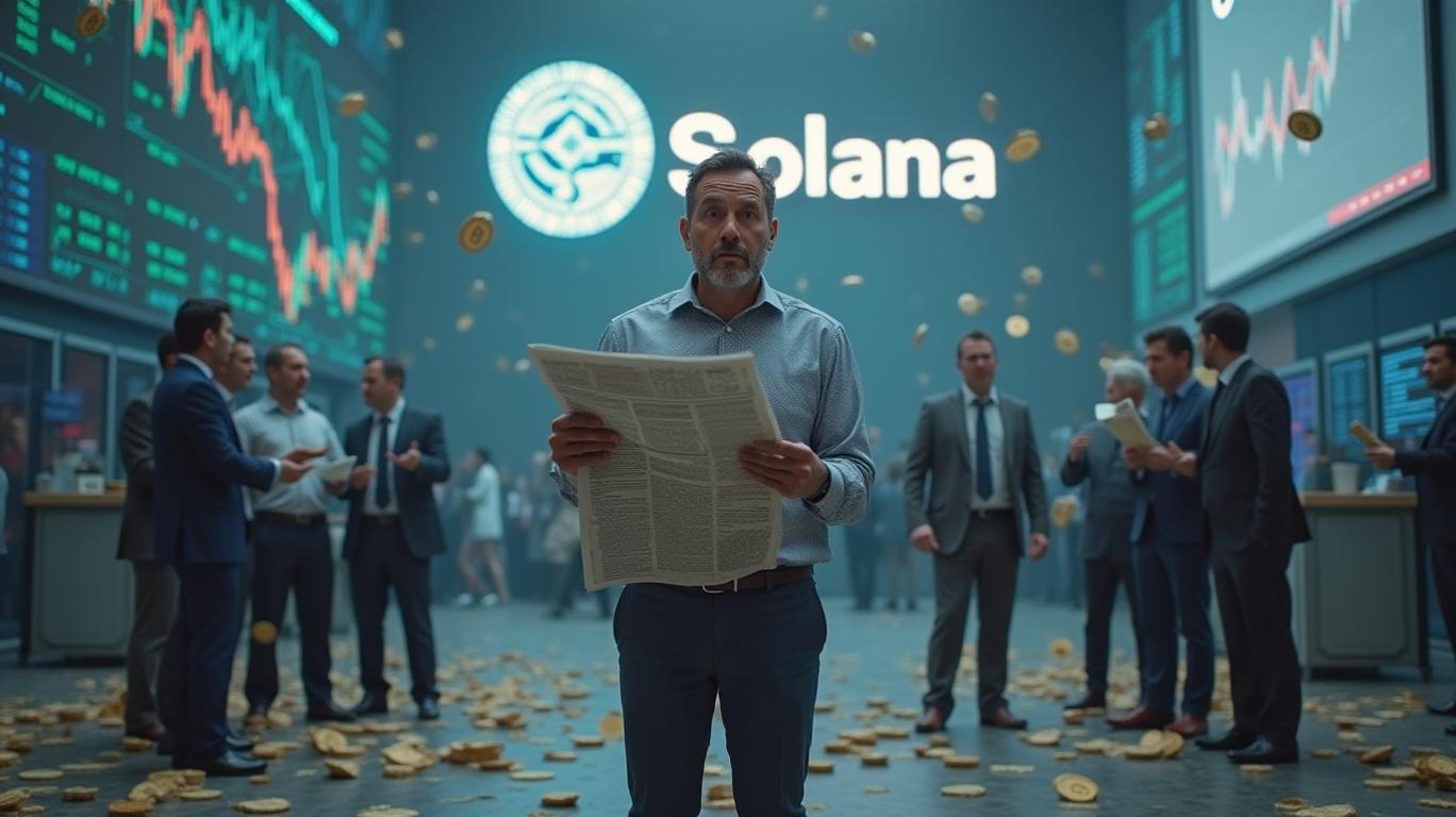 Solana Drops 5% as Institutional Selling Pressure Mounts