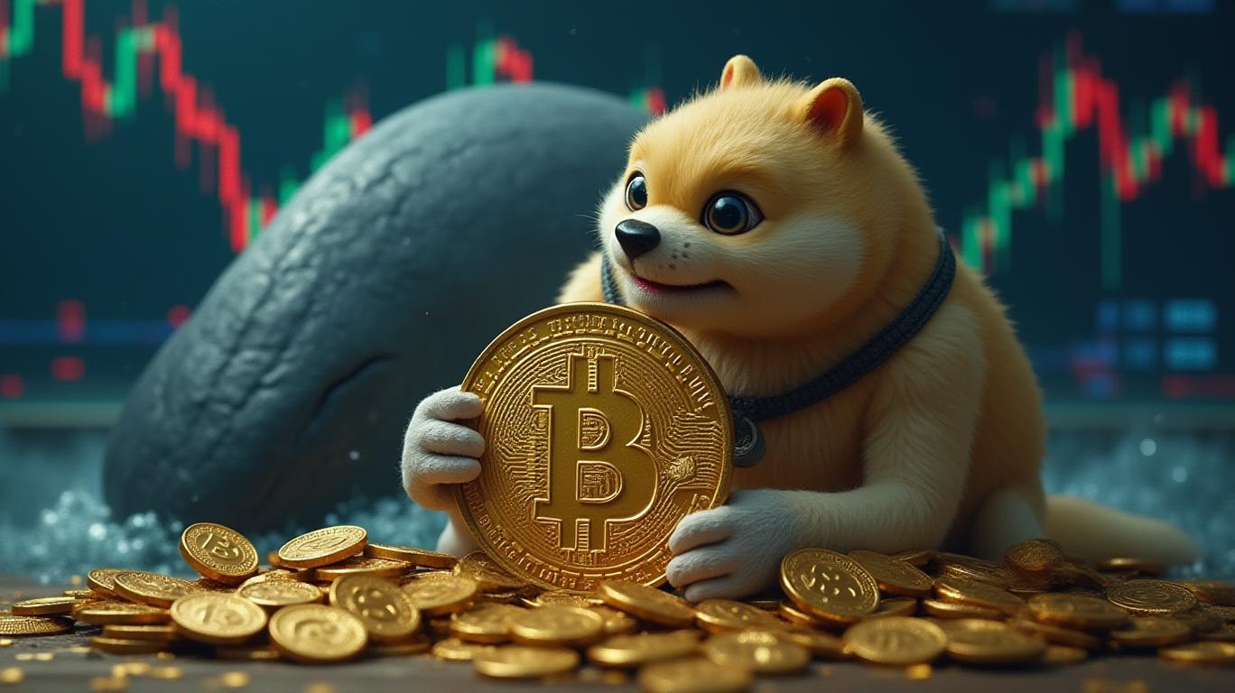 Dogecoin Drops 0.769% Amid Bullish Trends, Whale Accumulation