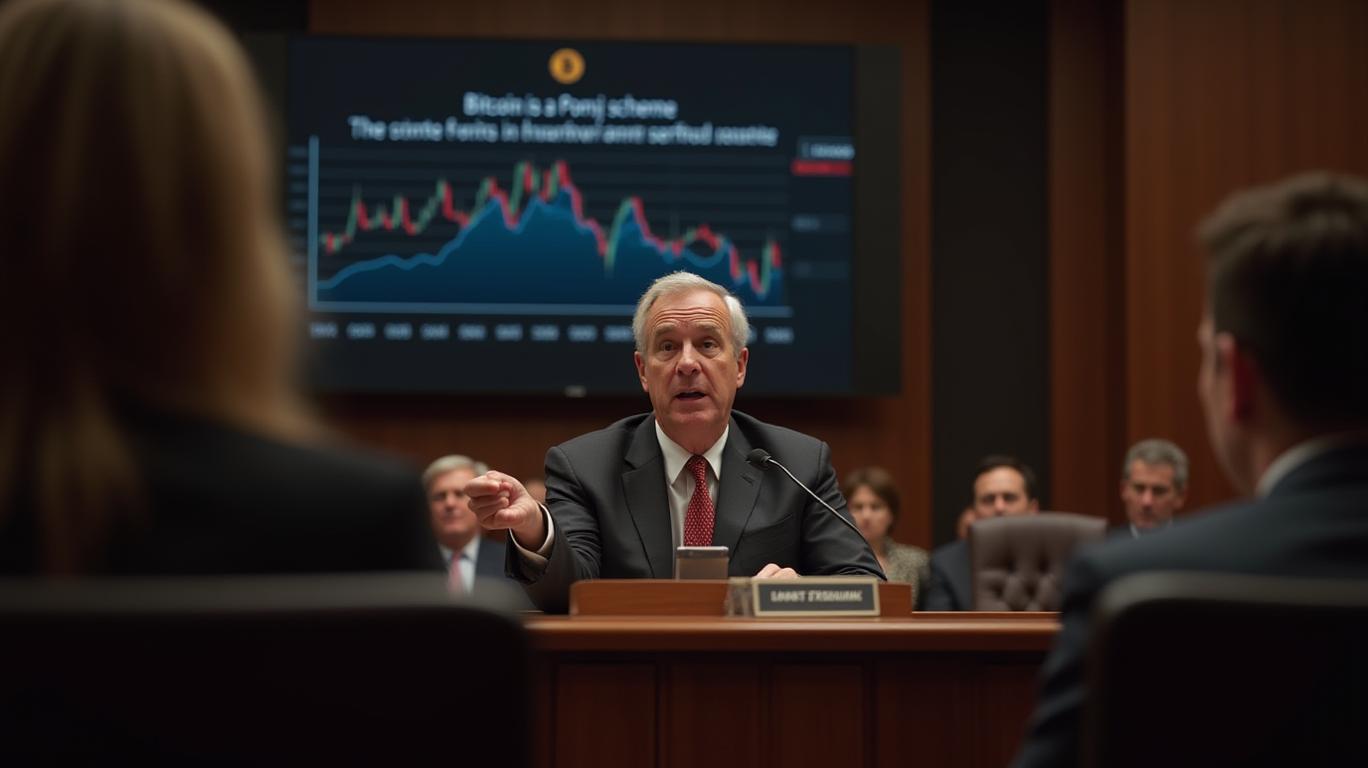 Senator Criticizes Bitcoin as Ponzi Scheme Amid Price Surge